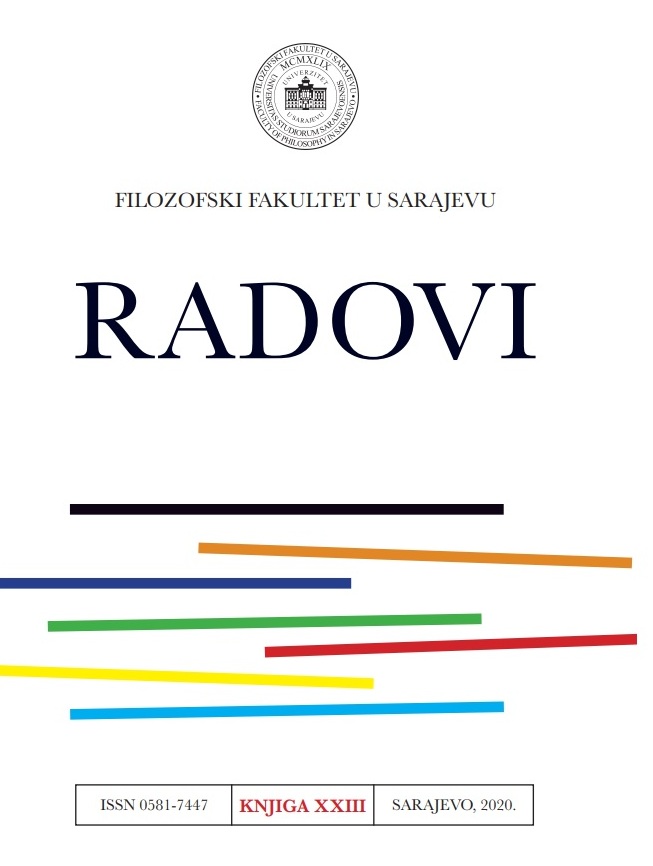 					View No. 23 (2020): Journal of the Faculty of Philosophy in Sarajevo / Radovi Filozofskog fakulteta u Sarajevu
				