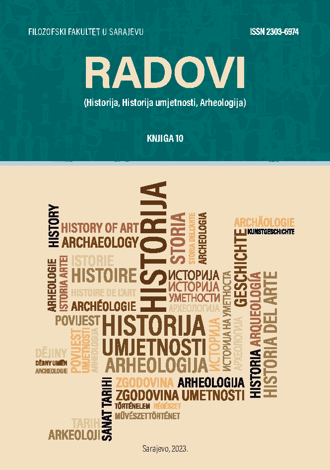 					View Vol. 10 (2023): Radovi Filozofskog fakulteta u Sarajevu (Historija, Historija umjetnosti, Arheologija)
				