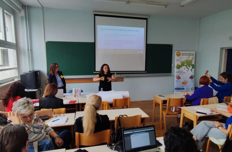 GEDIS radionica za bibliotekare i bibliotekarke održana na Filozofskom fakultetu Univerziteta u Sarajevu